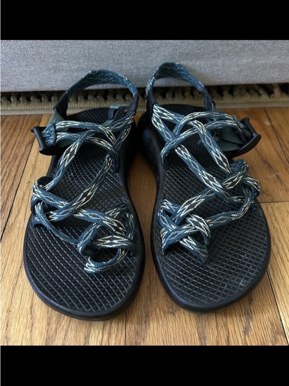 Chaco ZX2 Dual Strap Sandals Teal Womens Size 6 Trail Hiking Outdoors Water